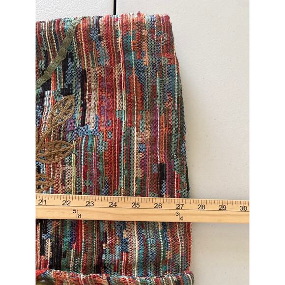 Coldwater Creek Thick Jacket Women's Size 1X Colorful Floral Embroidered Lined - Picture 6 of 10